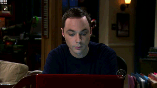 Sheldon from the Big Bang Theory saying "No"