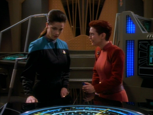 Kira argues with Dax in Ops