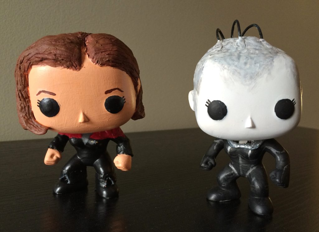 Final look at the Funko Borg Queen and Janeway