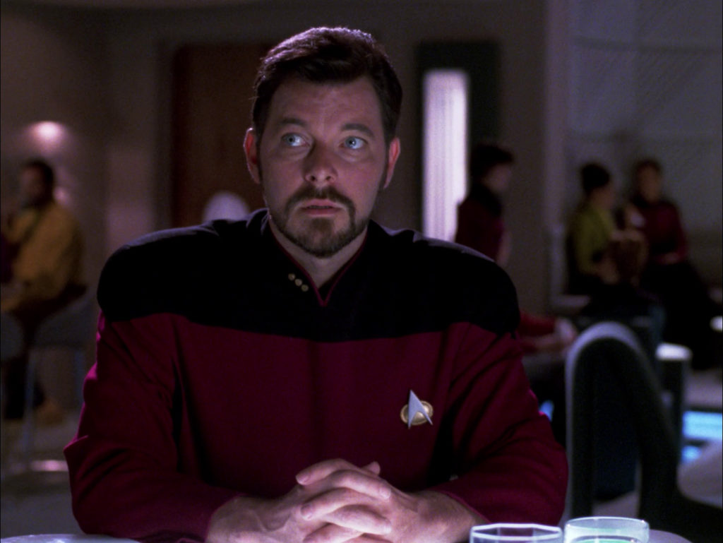 Riker looks confused