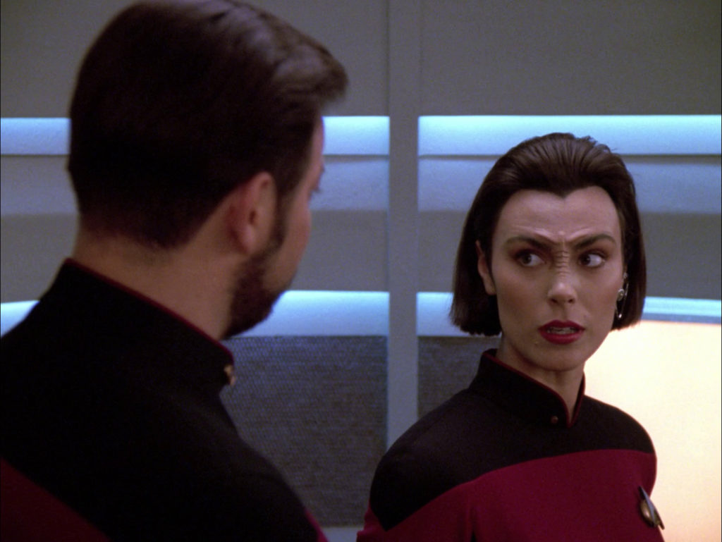 Riker and Ro argue