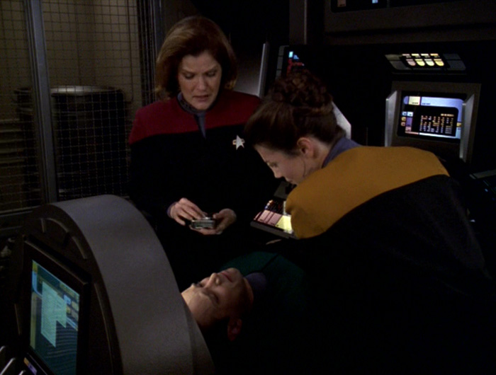Janeway and Celes treat Telfer